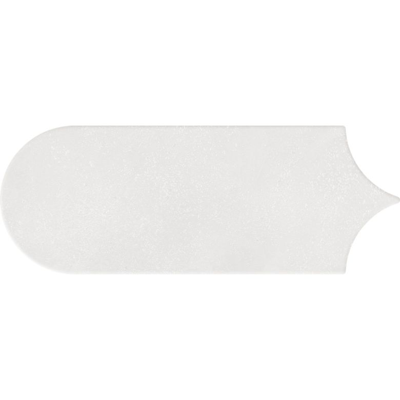 Carrelage mur effet Fleur Chic blanc8x21,5 cm