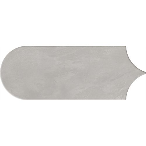 Carrelage mur effet Fleur Chic gris plomb8x21,5 cm