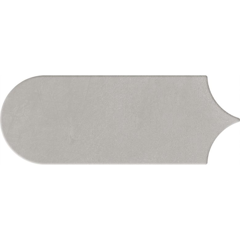 Carrelage mur effet Fleur Chic gris plomb8x21,5 cm