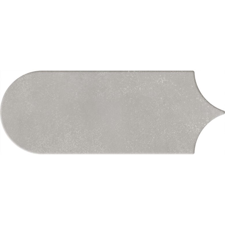 Carrelage mur effet Fleur Chic gris plomb8x21,5 cm