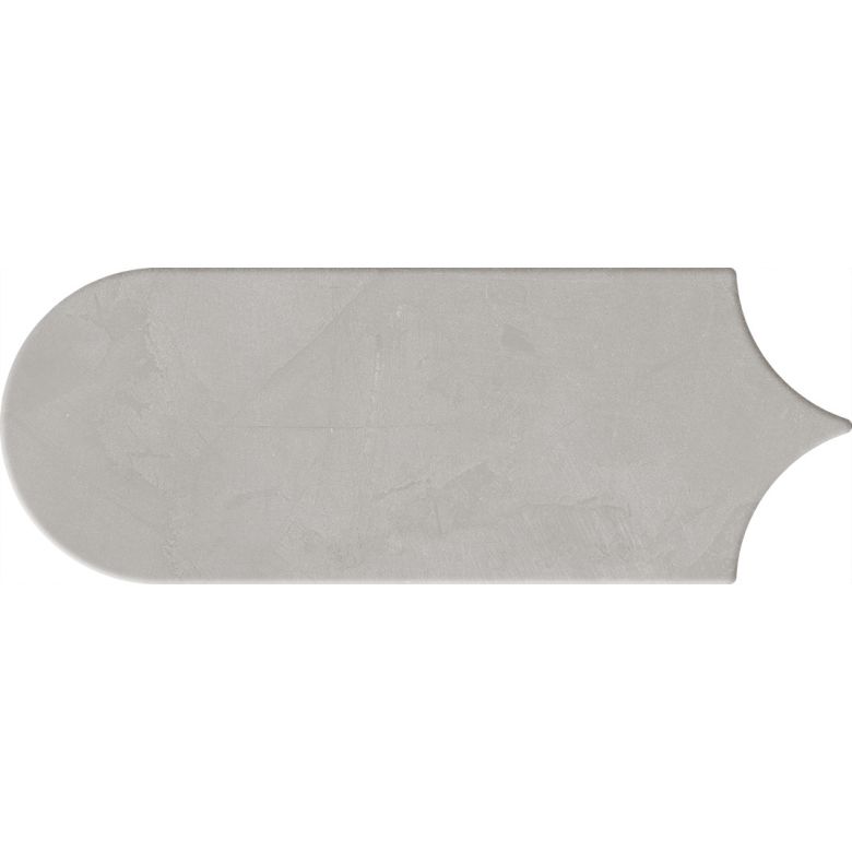 Carrelage mur effet Fleur Chic gris plomb8x21,5 cm