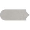 Carrelage mur effet Fleur Chic gris plomb8x21,5 cm