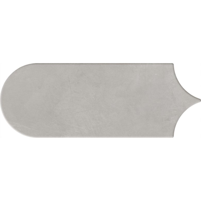 Carrelage mur effet Fleur Chic gris plomb8x21,5 cm