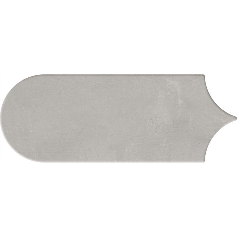 Carrelage mur effet Fleur Chic gris plomb8x21,5 cm