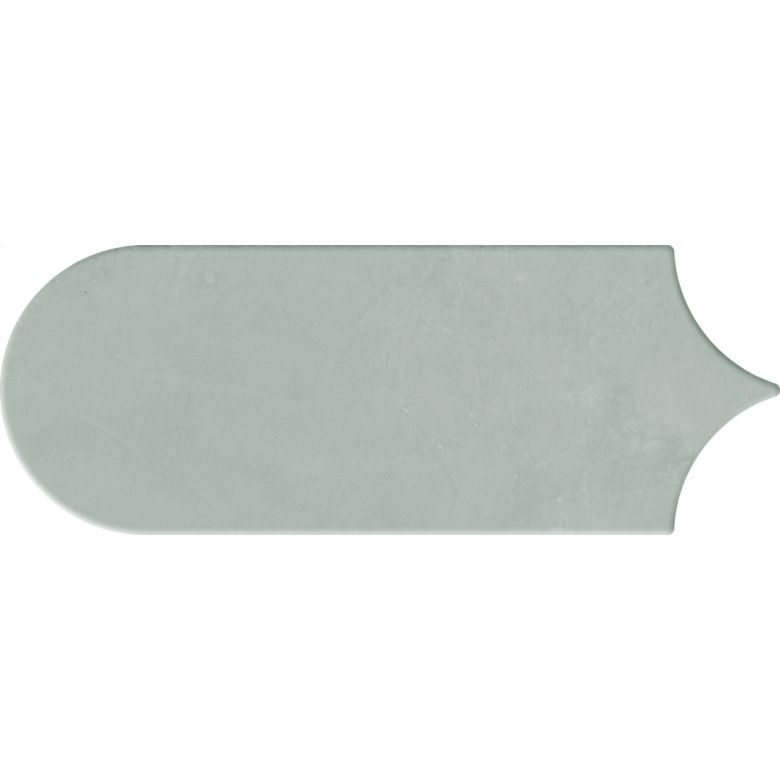 Carrelage mur effet Fleur Chic vert sauge8x21,5 cm