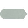 Carrelage mur effet Fleur Chic vert sauge8x21,5 cm