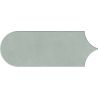 Carrelage mur effet Fleur Chic vert sauge8x21,5 cm