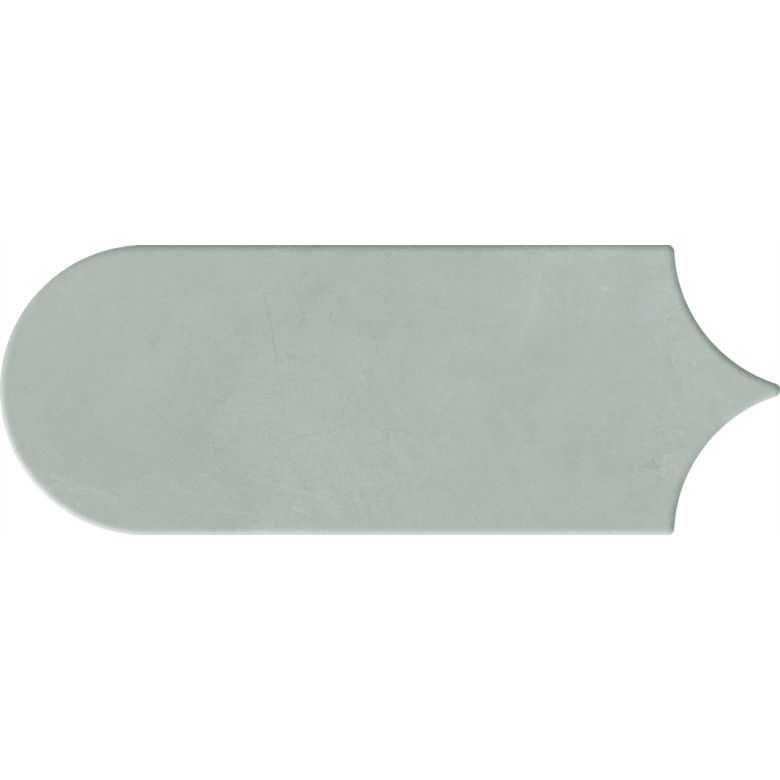 Carrelage mur effet Fleur Chic vert sauge8x21,5 cm