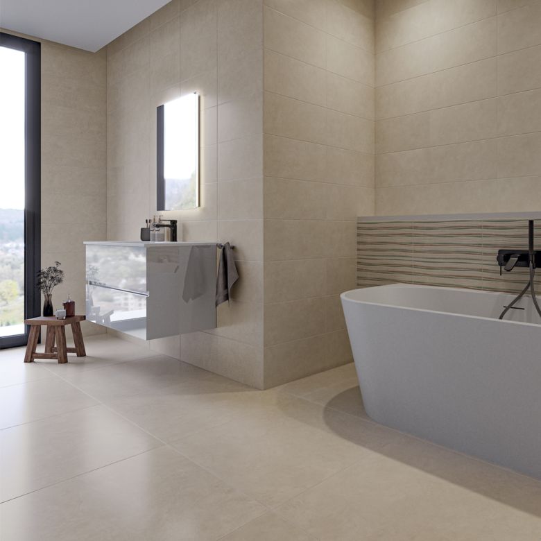 copy ofCarrelage mur Chic ivoire25x50 cm