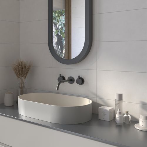 Carrelage mur Chic blanc...