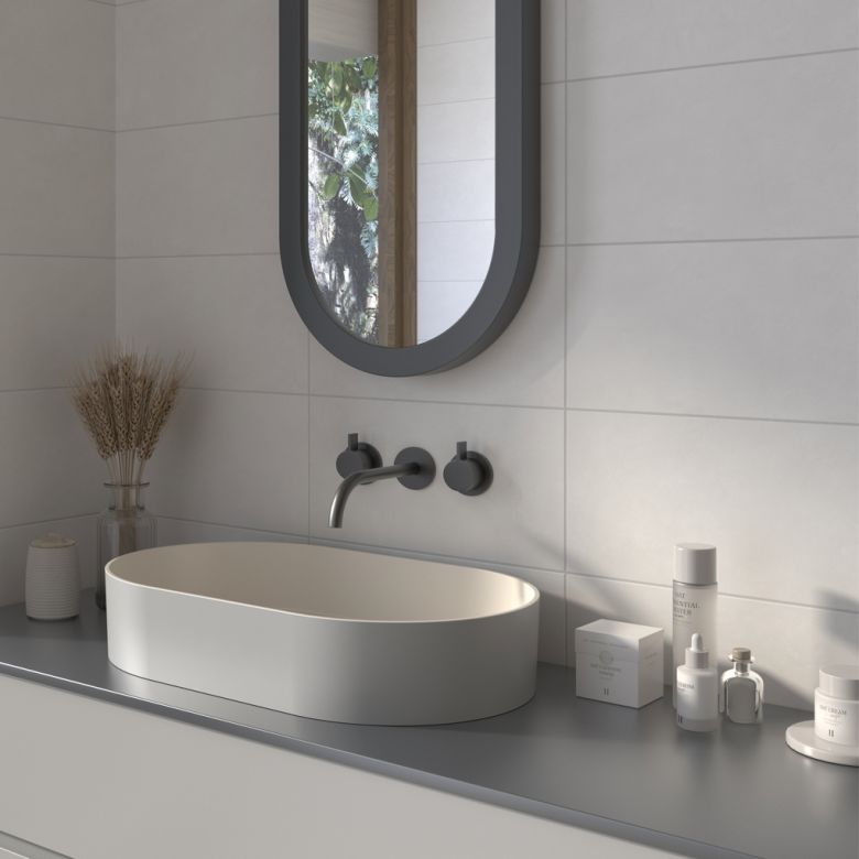 Carrelage murChic blanc25x50 cm
