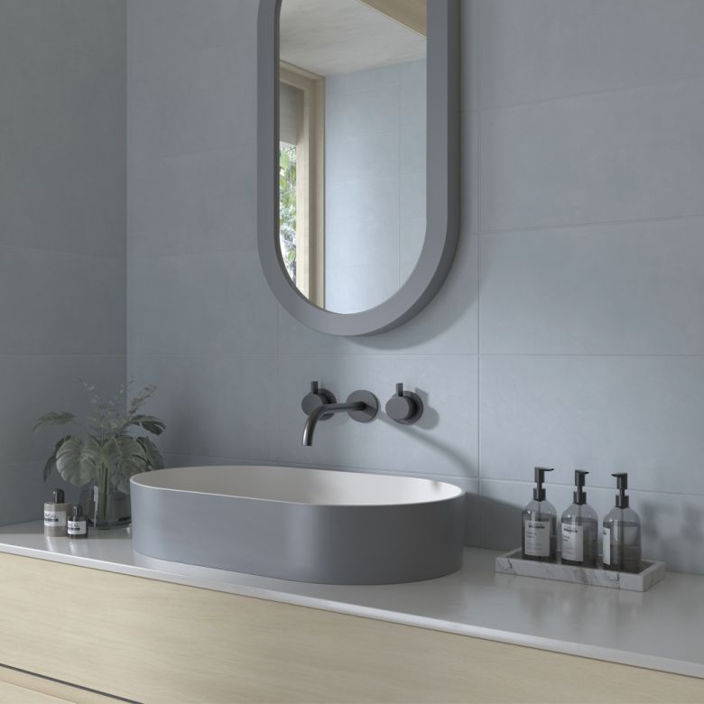 Carrelage mur Chic bleu 30x75 cm