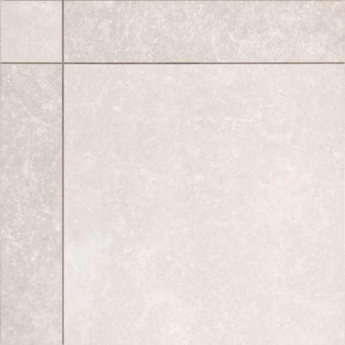 Carrelage sol traditionnel Villa blanc grisé 44x44 cm