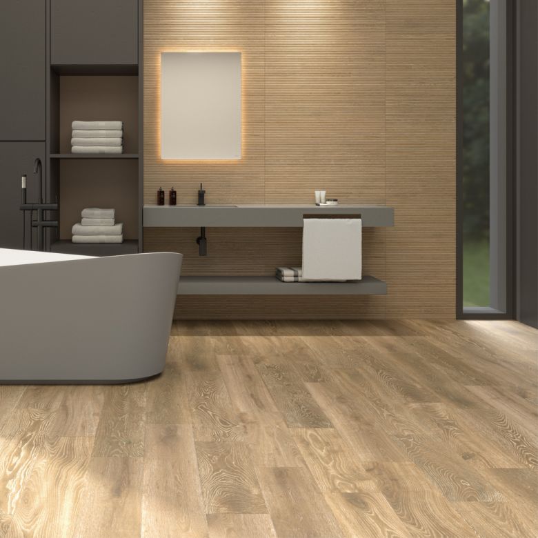 Carrelage sol imitation parquet Cilento chêne 20x120 cm