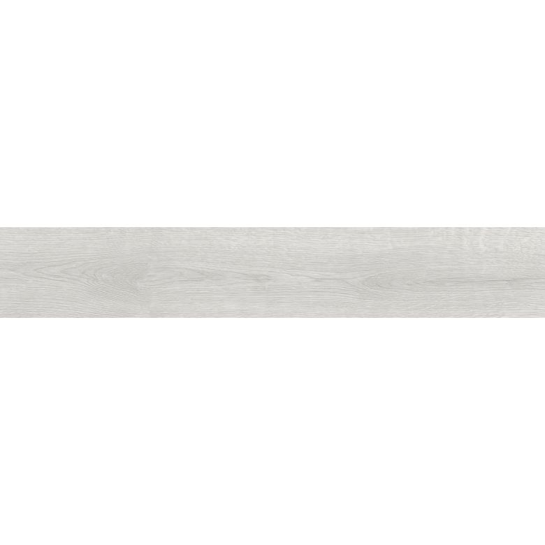 Carrelage sol imitation parquet Cilento blanc grisé 20x120 cm