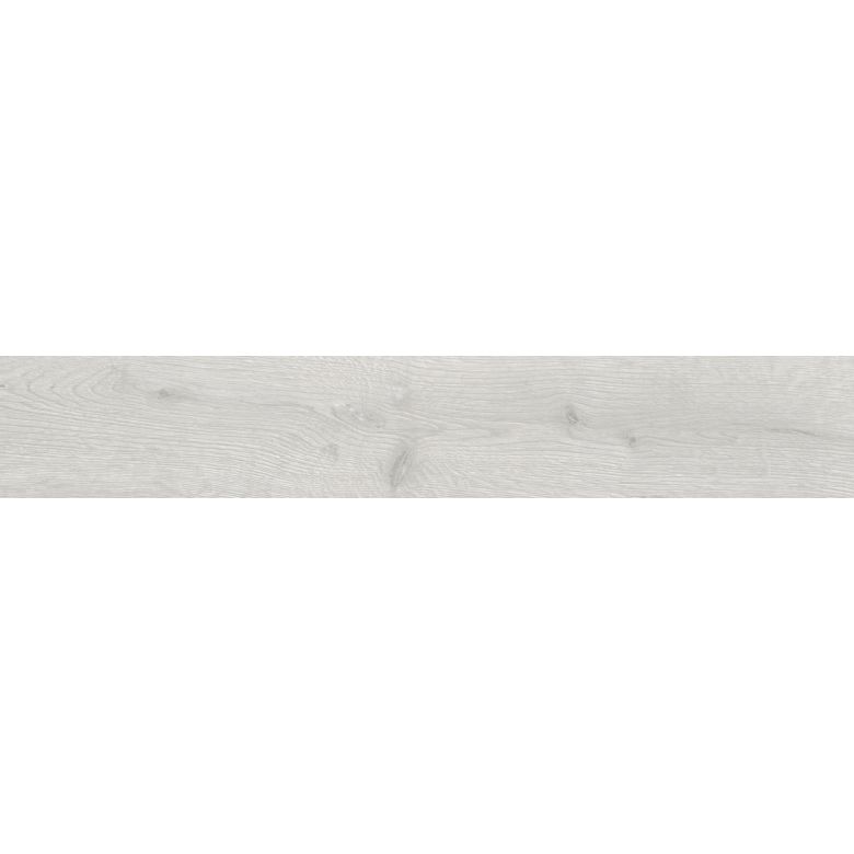 Carrelage sol imitation parquet Cilento blanc grisé 20x120 cm