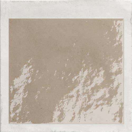 Carrelage sol et mur effet carreaux de cimentÉpoca décor taupe 20x20 cm