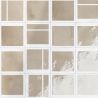 Carrelage sol et mur effet carreaux de cimentÉpoca décor taupe 20x20 cm