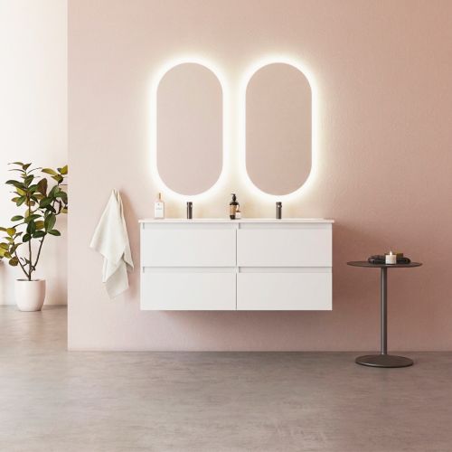 Meuble Siena blanc 120 cm