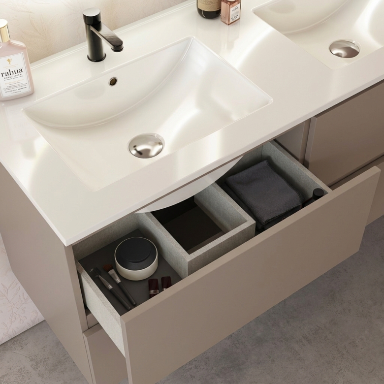 Meuble Siena Taupe 120 cm