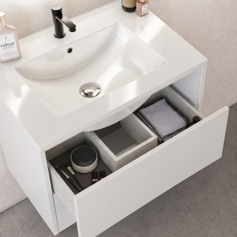 Meuble Siena blanc 90 cm