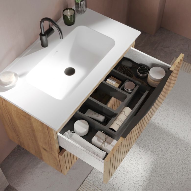 Meuble Manoa Chêne 80 cm
