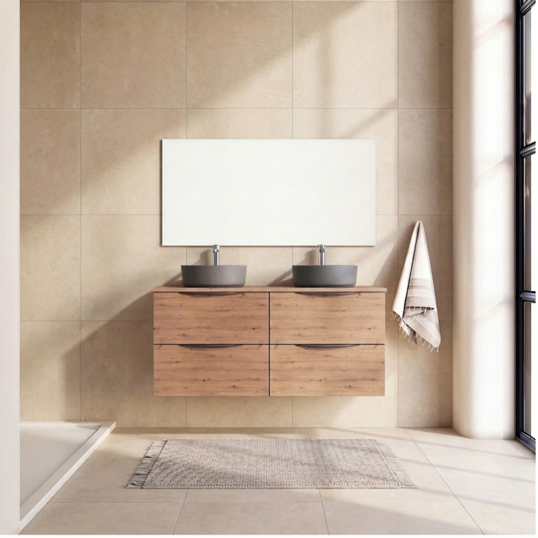 Meuble Brooklyn Chêne ambré 120 cm