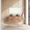 Meuble Brooklyn Chêne ambré 120 cm