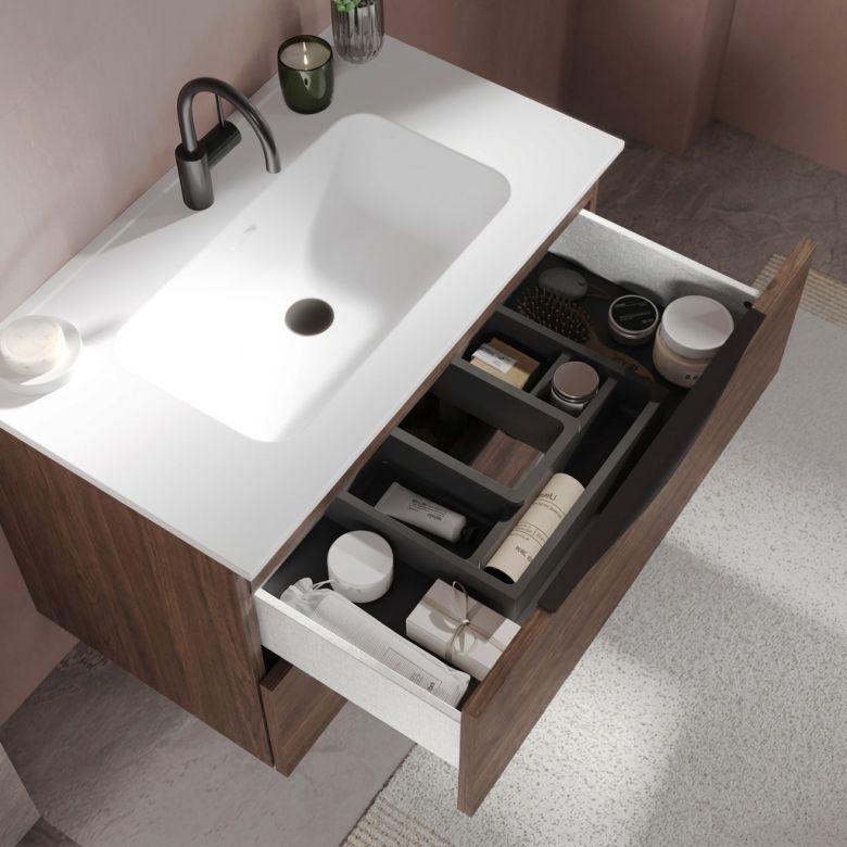 Meuble Brooklyn Noyer 80 cm