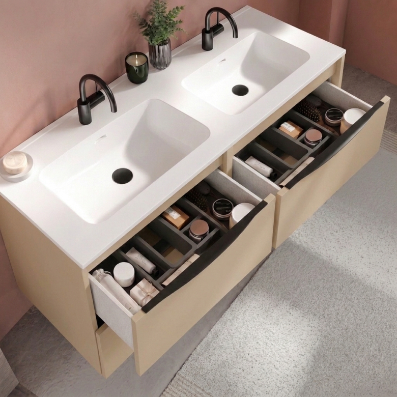Meuble Brooklyn Beige 120 cm