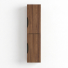 Colonne simple Brooklyn Noyer