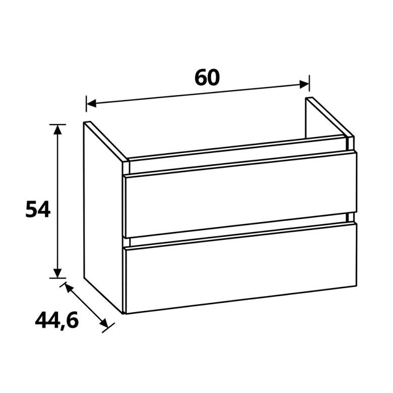 Meuble Siena chêne 60 cm
