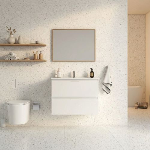 Meuble SoHo blanc 90 cm