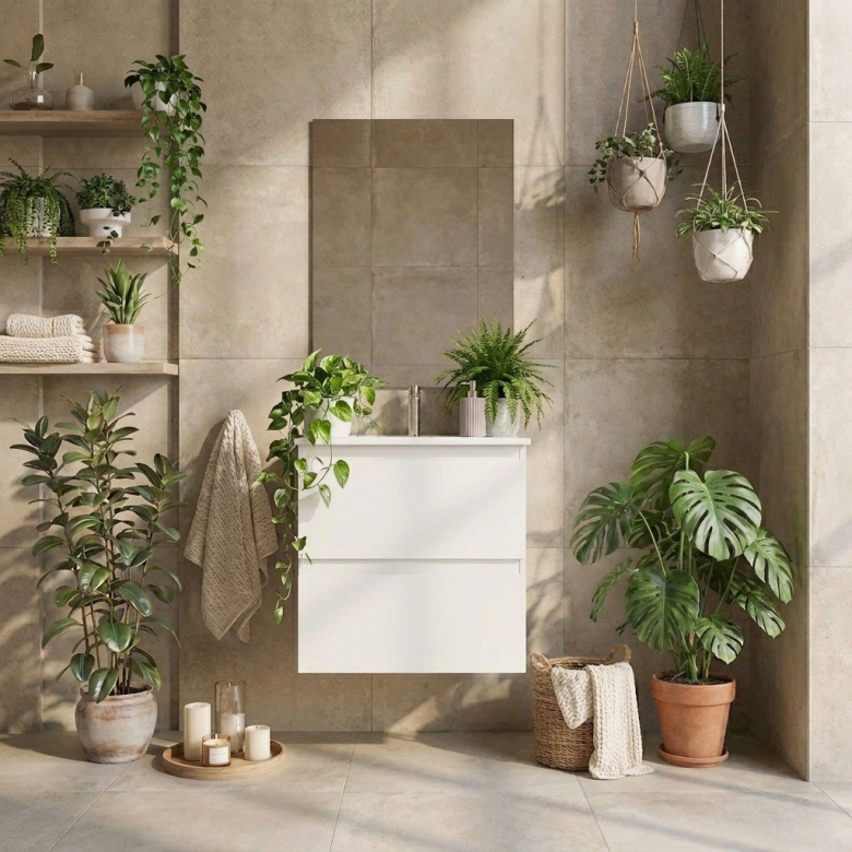 Meuble SoHo blanc 60 cm