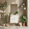Meuble SoHo blanc 60 cm