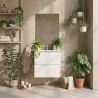 Meuble SoHo blanc 70 cm