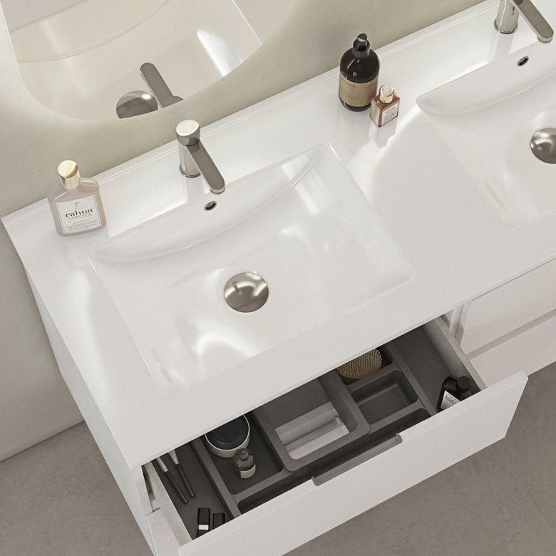 Meuble SoHo blanc 120 cm
