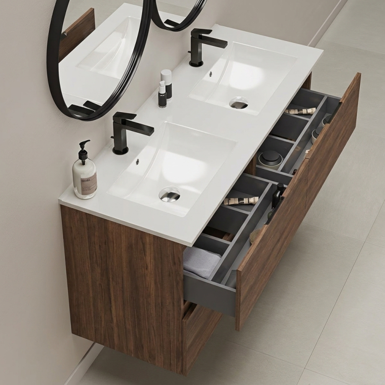 Meuble SoHo Noyer 120 cm