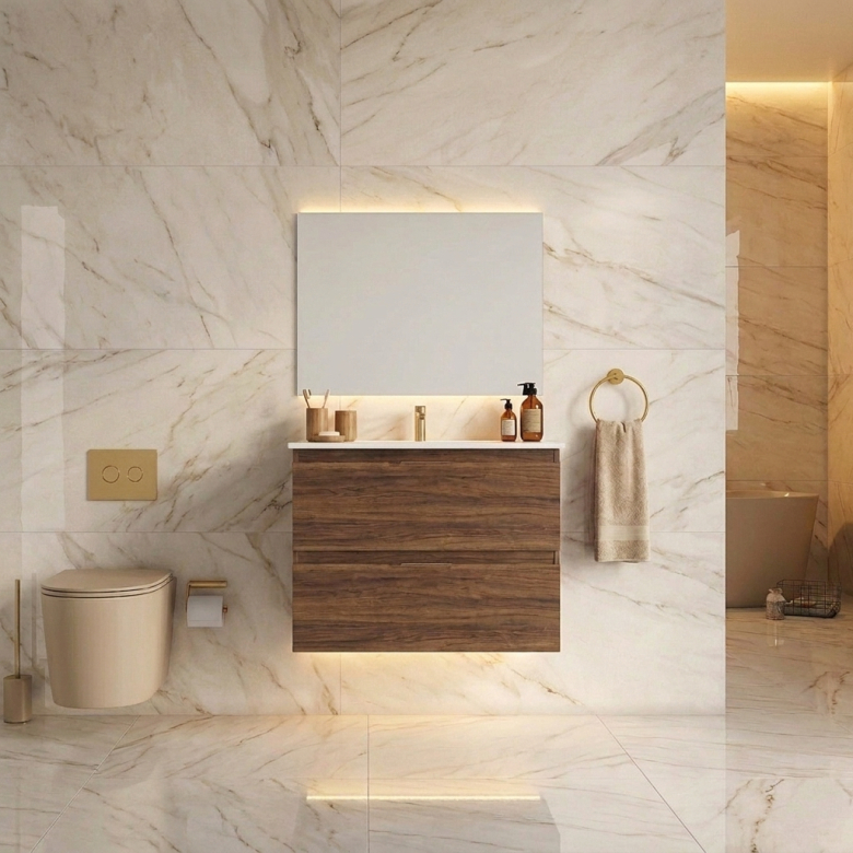 Meuble SoHo Noyer 100 cm