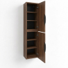 Colonne simple Brooklyn Noyer