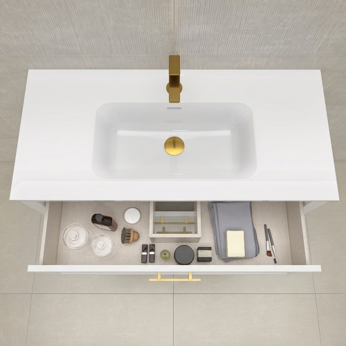 Meuble Vandoise blanc 80 cm