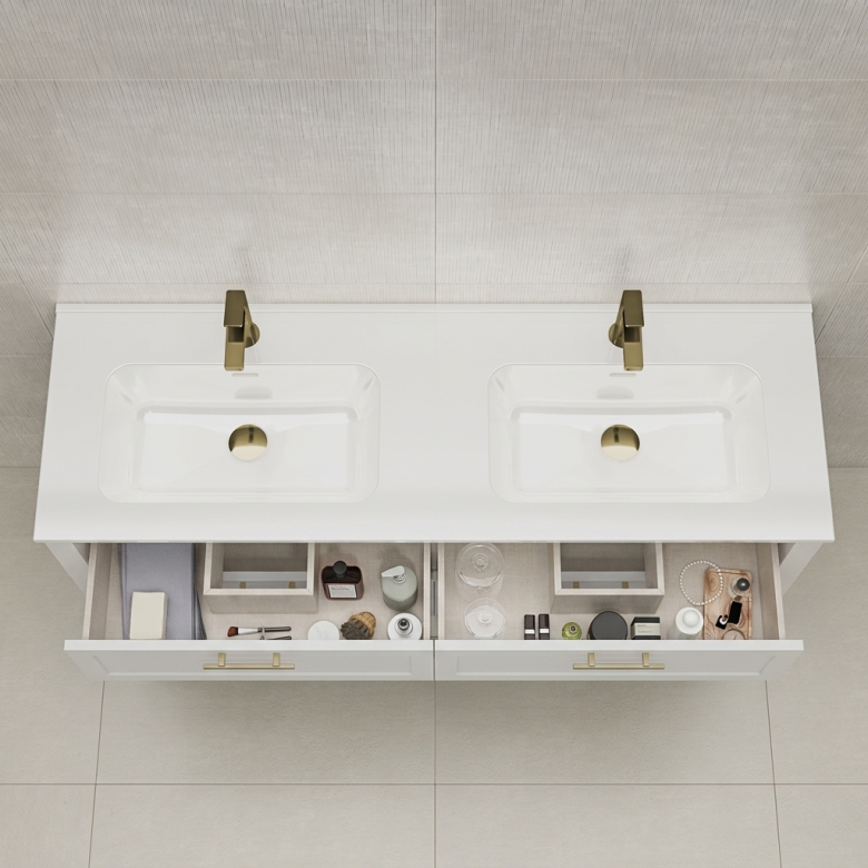 Meuble Vandoise blanc 120 cm