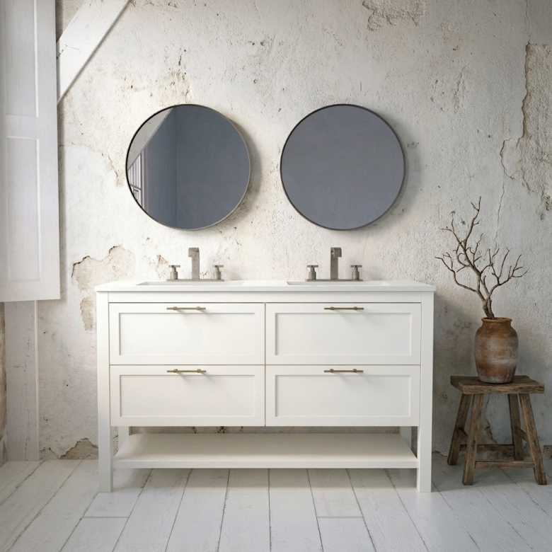 Meuble Vandoise blanc 120 cm