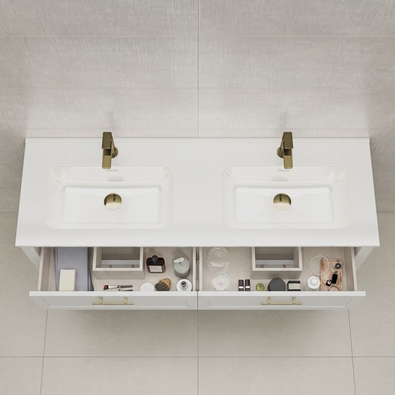 Meuble Vandoise blanc 140 cm