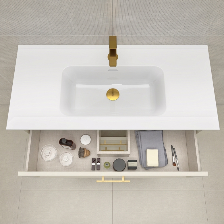 Meuble Monceau blanc 80 cm