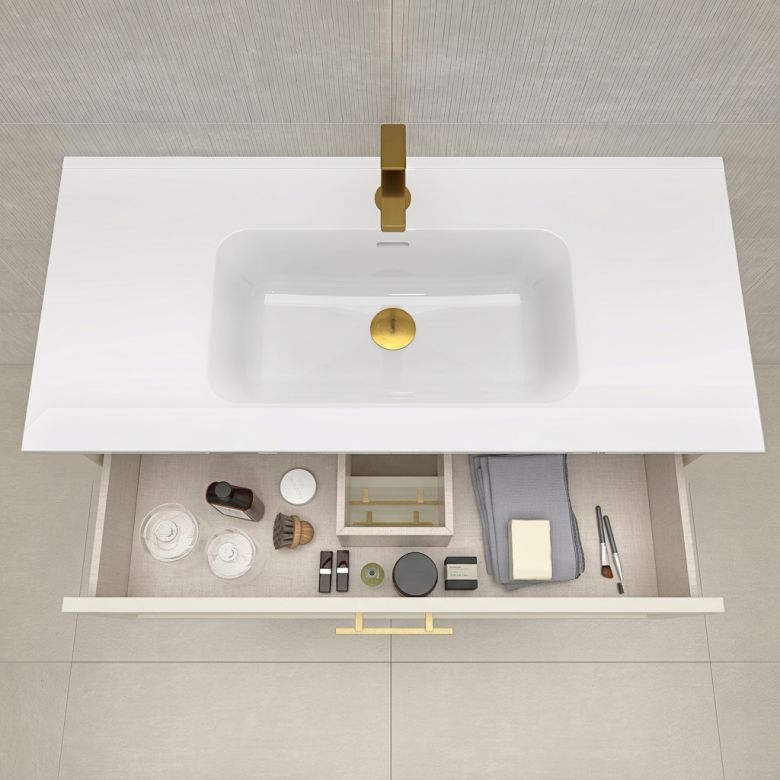 Meuble Monceau blanc 100 cm