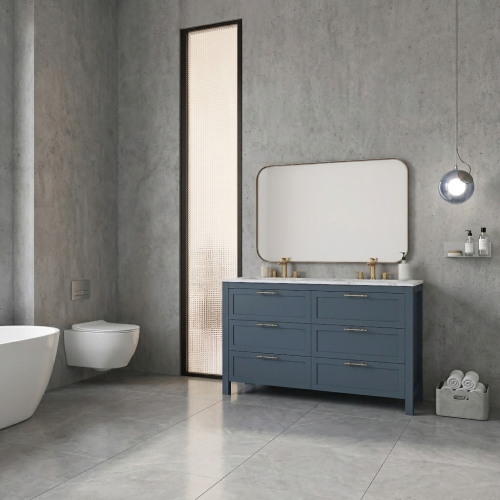 Meuble Monceau Bleu 120 cm