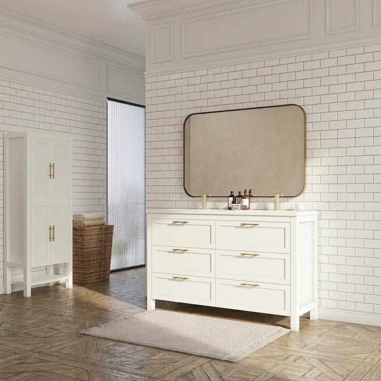 Meuble Monceau blanc 120 cm