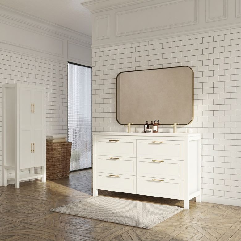 Meuble Monceau blanc 140 cm