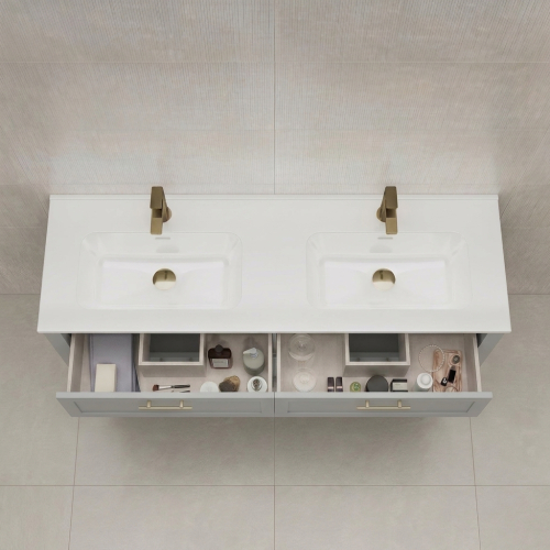 Meuble Monceau Gris 120 cm